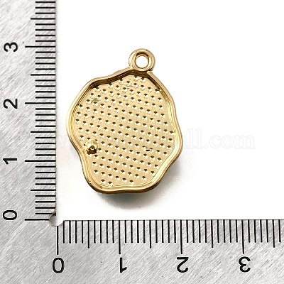 Подвески из эмали и сплава ENAM-K076-11E-G-1