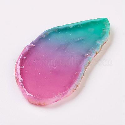 Natürliche Scheibe Achat Cabochons&nbsp;G-K190-02C-1