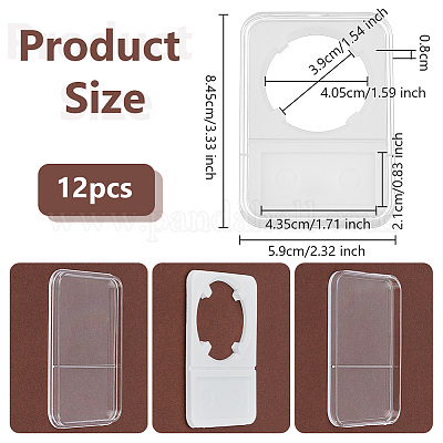 Scatola portamonete in plastica&nbsp;AJEW-WH0009-74A-1