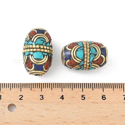 Индонезийские бусины ручной работы KK-H075-01AG-01-1