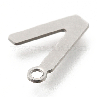 Не тускнеющие подвески из нержавеющей стали 201 STAS-C021-06P-V-1