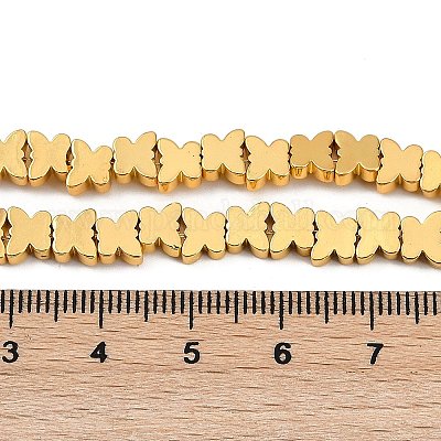 Гальванические нити из синтетических немагнитных гематитовых бусин G-C156-02G-1