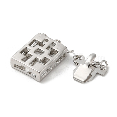 Латунная застежка KK-E084-08P-1