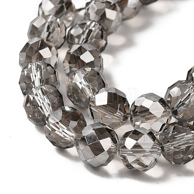 Нити гальванических бусин с жемчужным блеском EGLA-H104-08A-PL02-1