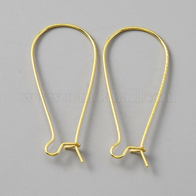 Железные U-образные серьги-кольца IFIN-WH0065-22C-G-1