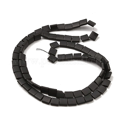 Гальванические нити матовых немагнитных синтетических гематитовых бусин G-G089-B01-16-1