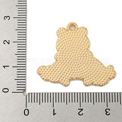 Подвески из эмали и сплава ENAM-H045-02B-G01-1