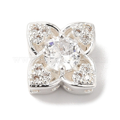 Латунные микропаве из прозрачного кубического циркония KK-G503-12S-1