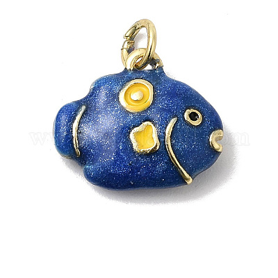 Латунь эмаль подвески&nbsp;KK-P343-03G-01-1