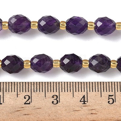 Natürlichen Amethyst Perlen Stränge&nbsp;G-F809-A32-01-1
