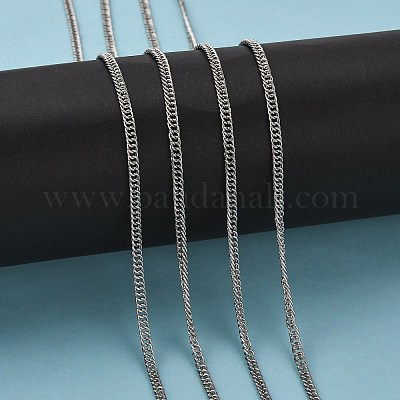 Утюг двойные цепи ссылку CH-ZX009-4x3mm-P-1