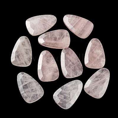 Природного розового кварца кабошонов G-Z028-02-1