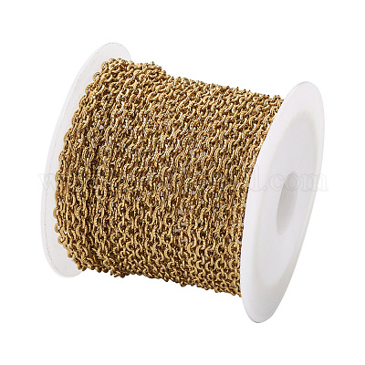 PVD вакуумное покрытие 304 нержавеющая сталь текстурированные кабельные цепи CHS-TA0001-05G-1