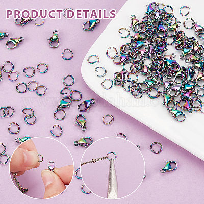 Ионное покрытие (ip) застежки-лобстеры из нержавеющей стали 304&nbsp;STAS-GA0001-70-1