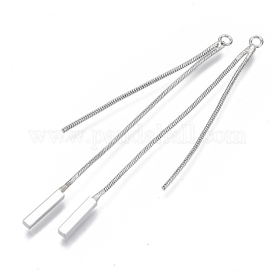 Латунные змеиные цепочки с кисточками большие подвески KK-N231-109P-NF-1