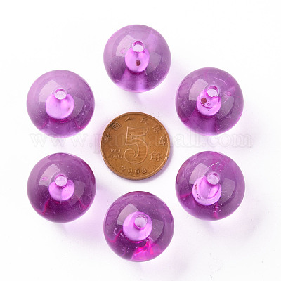Perles en acrylique transparente&nbsp;MACR-S370-A20mm-740-1