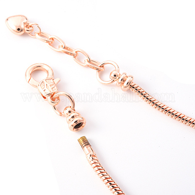 Латуни европейский браслет стиль делает MAK-R011-03RG-1