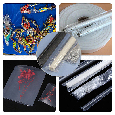 Прозрачная полиэтиленовая трубчатая пленка в рулонах ABAG-WH0039-21B-1