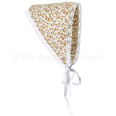 Цветочный декор кружевные треугольные банданы OHAR-WH20005-08B-1