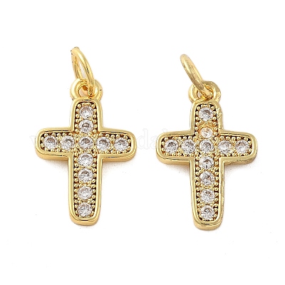 Латунные микро проложить кубического циркония подвески KK-C092-21C-G-1