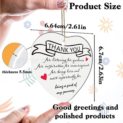 Подвесные украшения из печатного фарфора HJEW-WH0056-009-1