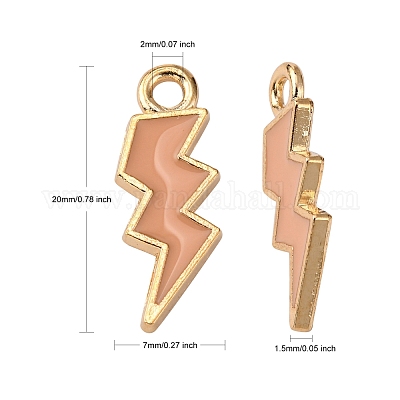 Подвески из эмали и сплава ENAM-N054-025O-1