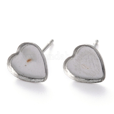 Серьги-гвоздики из нержавеющей стали 304 X-STAS-J032-13-1