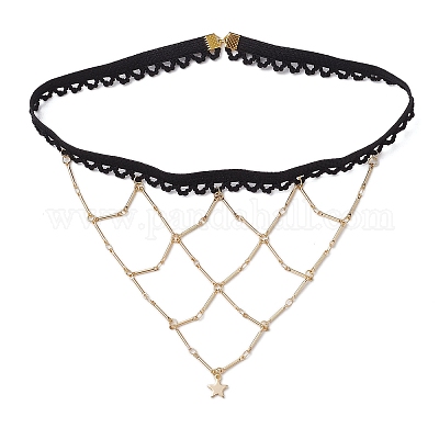 Эластичные цепи для ног из полиэстера AJEW-AN00668-1