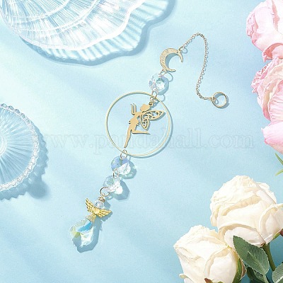 Подвесные ловцы солнца из сплава и латуни HJEW-JM04246-1