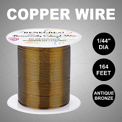 22 Gauge Wire for Jewelry Making Tarnish Resistant Copper Wire for