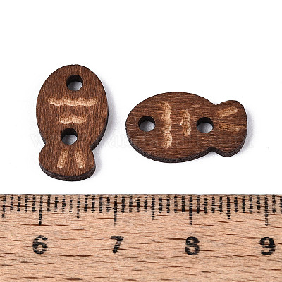 Пуговицы из рыбьего дерева BUTT-T013-15A-1