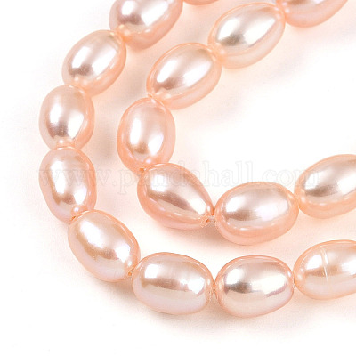 Нити из натурального культивированного пресноводного жемчуга PEAR-N012-AA-02-1