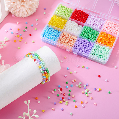 180 г 12 цвета краски для выпечки стеклянные бусины&nbsp;SEED-TA0001-55-1