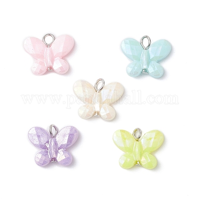 Подвески из непрозрачного акрила с имитацией жемчуга PALLOY-JF04293-1