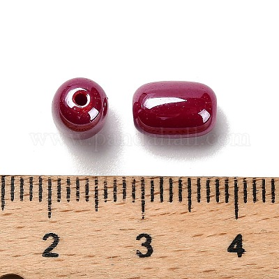 Непрозрачные стеклянные бусы GLAA-Z012-01D-1