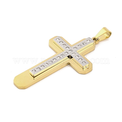 Большие подвески из нержавеющей стали 304 с вакуумным покрытием PVD STAS-Z080-14G-1