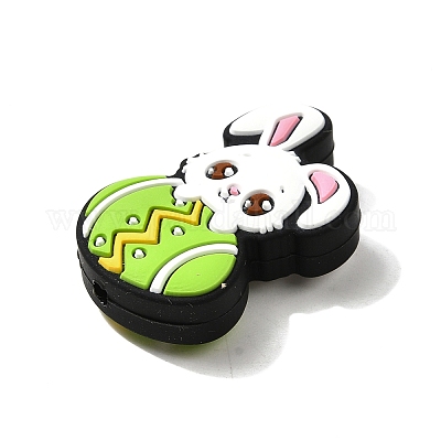 Силиконовые бусины на пасхальную тематику SIL-L006-A02-1