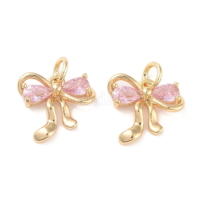 Латунные микро проложить кубического циркония подвески KK-B102-12G-03-1