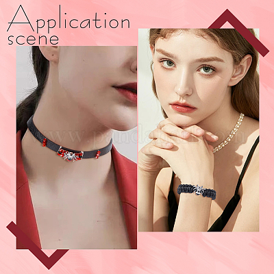 32шт 2 цвета сплава горный хрусталь слайд подвески FIND-SC0010-38-1