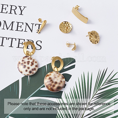 Фурнитура для сережек-гвоздиков из нержавеющей стали 304 STAS-TA0004-29-1