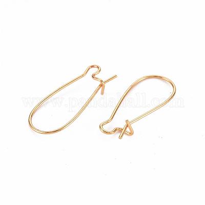 Латунные серьги обруча KK-ZX022-09G-1