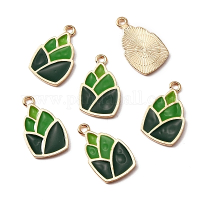 Pendentifs d'émail en alliage&nbsp;ENAM-CJC0003-37-1
