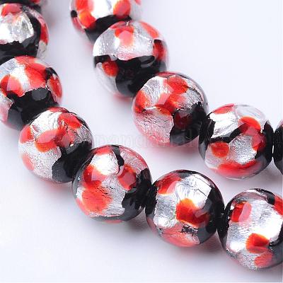 Стеклянные бусины FOIL-T002-M-1