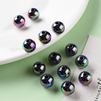 Непрозрачные акриловые бусины MACR-S370-D12mm-A19-1