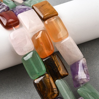 Природных драгоценных камней смешанного бисер нитей G-S386-A01-1