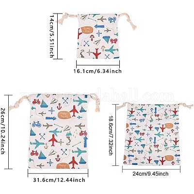Мешочки из хлопчатобумажной и льняной ткани ABAG-NB0001-03-1