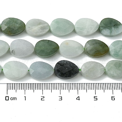 Natürliche Myanmar-Jadeit-Perlenstränge&nbsp;G-A092-B01-02-1