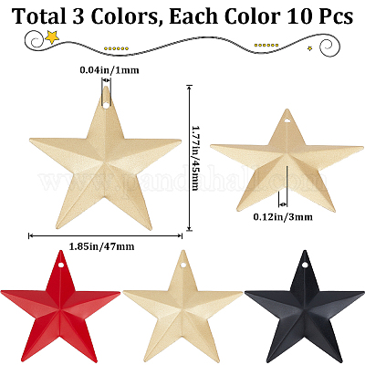 30 шт. 3 цвета железные подвески&nbsp;IFIN-GF0001-47C-1