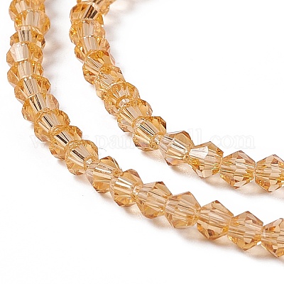 Имитация австрийского хрусталя 5301 биконус GLAA-S026-3mm-14-1