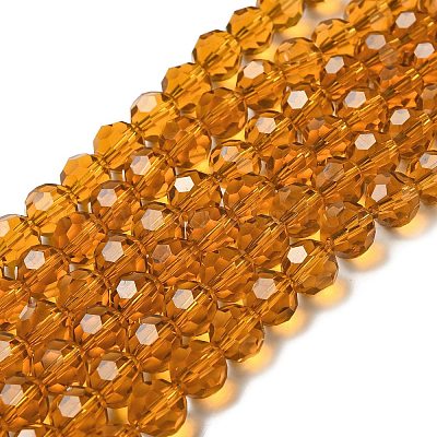 Прозрачные стеклянные бусины EGLA-A035-T10mm-D04-1